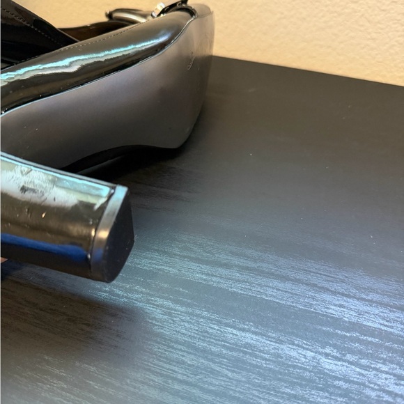 Tahari Black Heels with Silver Buckle - Picture 5 of 5